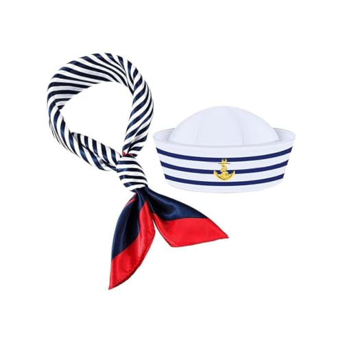 Accessorio per feste: Questo set da marinaio è un regalo fantastico per amici,familiari o per te stesso. Aggiunge un tocco marittimo a qualsiasi celebrazione e diventa sicuramente il punto focale della festa