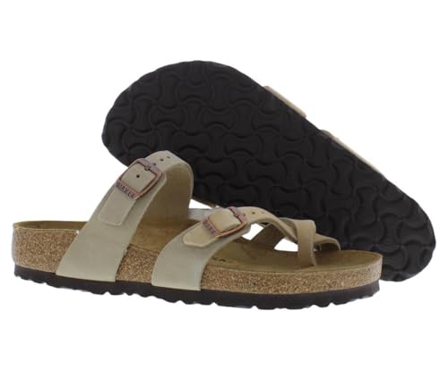 Image of Birkenstock Unisex Adult Franca Mayari Oiled Leather Sandals