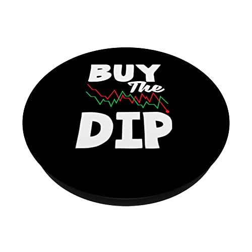 Buy The Dip Investor Day PopSockets Swappable PopGrip, Black - Image 2