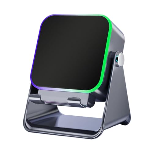 Altavoz de inducción portátil para cocina y viajes con soporte plegable de teléfono