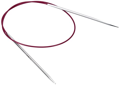 KnitPro Nova Fixed Circular Needles 20" (50cm), Silver, 2.25mm - Image 2