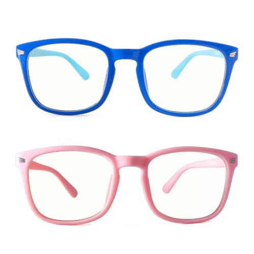 Image of EYEBUDDY Blue Light Glasses for Kids Boys Girls,Computer Gaming Bluelight Glasses,Fake Glasses for Ages 2-12