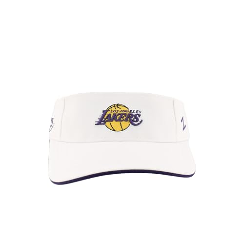 Image of ZHATS NBA Unisex-Adult NBA Officially Licensed Visor Impact White