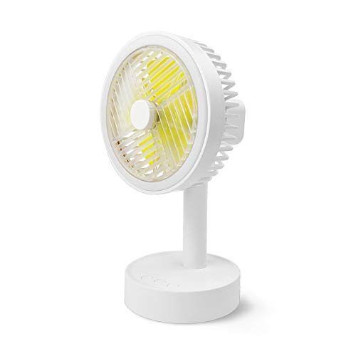 Cucudy Mini-ventilador Rotação automática Ventoinha de três velocidades Ventilador ajustável Ventila
