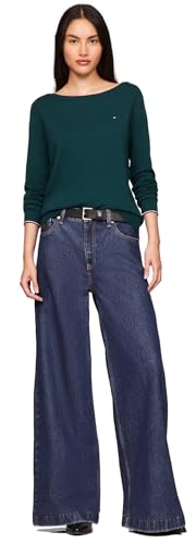 TOMMY HILFIGER Women's Solid Boatneck Sweater Collection 20252