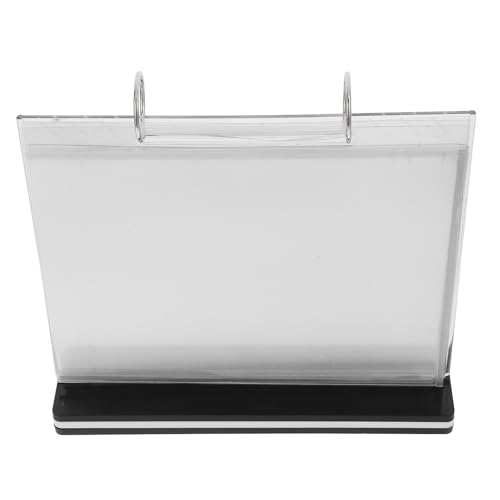 KICHOUSE Advertising Menu Stand Restaurant Menu Holder Card Holders Desktop Display Advertising Rack for Restaurant