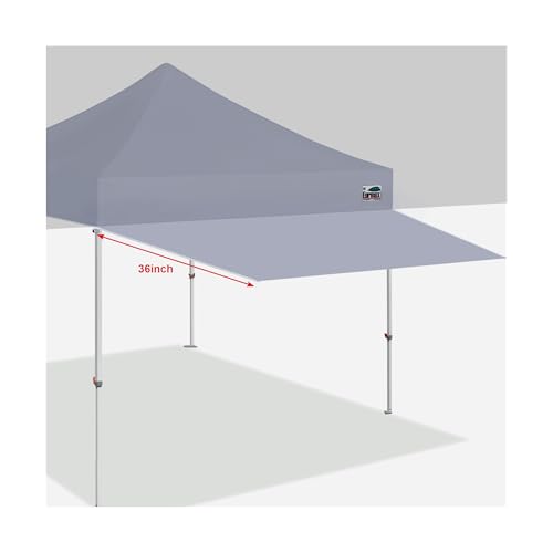 Eurmax USA 10ft Pop Up Canopy Awning,120'x36'Extended...
