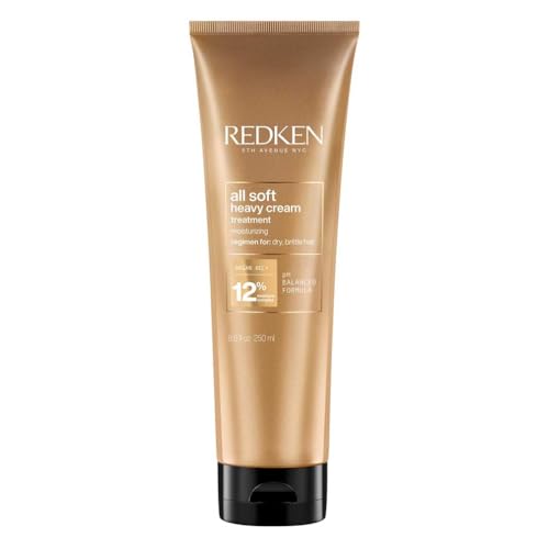 Redken, Mascarilla Hidratante, Tratamiento con Aceite de Argán para Cabello Seco y Frágil, All Soft, 250 ml