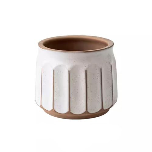 Pot de rangement rétro TUSUOD céramique pour plante intérieure - 2