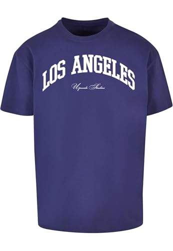T-shirt L.A. College Mister Tee MT2462 surdimensionné bleu clair taille S