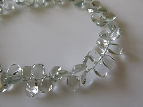 Améthyste verte perles poires lisses LKBEADS pour illuminer vos tenues d'été en bijoux faits main