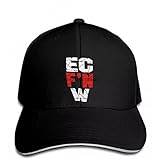 Factorydiy klassisch Baseball Kappe Lontse EC F'N W Extreme Championship Wrestling ECW Mens Black 5X Large Snapback?Hut?Peaked Outdoor Sports Hats für Hip-Hop-Liebhaber Weihnachten Geschenk