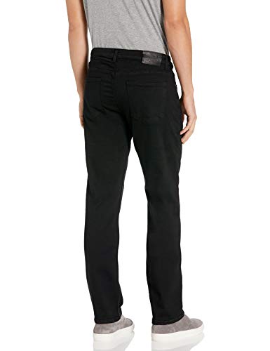 PAIGE Men's Tall Size Normandie Extra Long Slim Straight-Fit Jean in Black Shadow2