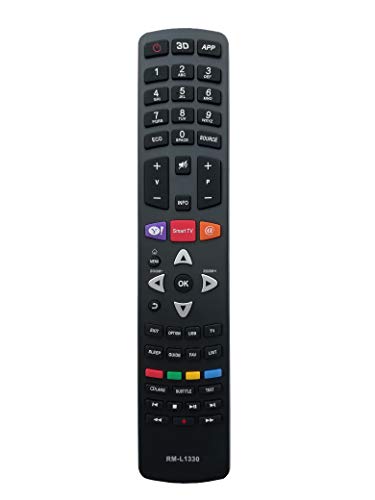 Image of LipiWorld RM-L1330 Universal TV Remote Control Suitable for TCL LED TV Remote Compatible with TCL Default RC311FMI1 RC311FMI3