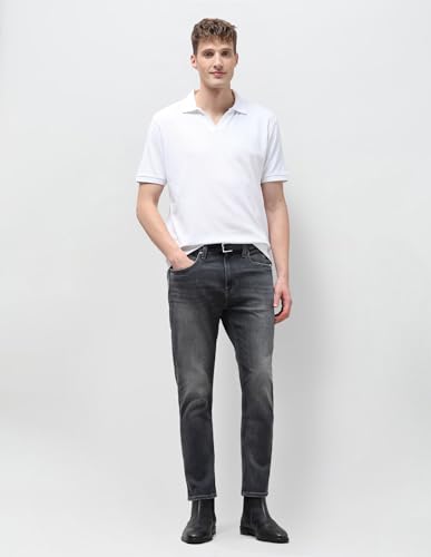Image of U.S. Polo Assn. Denim Co. Men's Cole Comfort Cropped Fit Grey Jeans