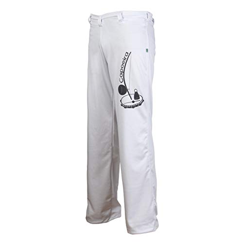 Pantalon de capoeira JL Sport souple et résistant avec motif latéral