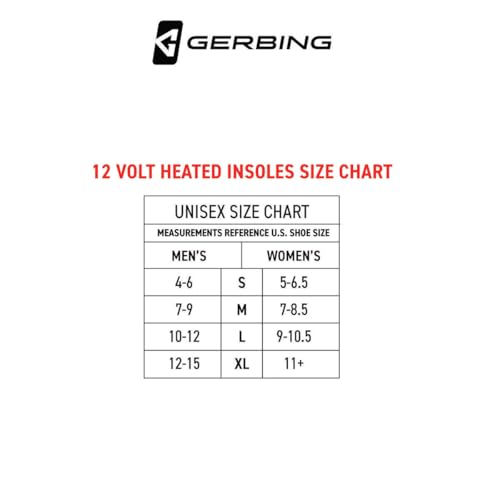 Plantillas calefactables para moto Gerbing 12V talla L miniatura 6