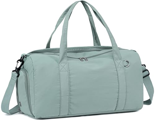 Image of BLUBOON Duffle Bag Girls Kids Cute Gym Bag with Shoes Compartment & Wet Separation Water Resistant Sports Overnight Travel Bag