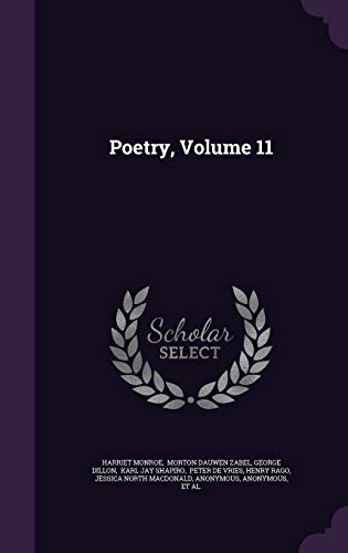 Poetry, Volume 11 1342770757 Book Cover