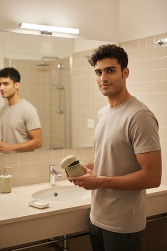 Image of Travel Curry Leakproof Travel Soap Case with Drain Tray - Portable Plastic Soap Holder Box for Travel, Gym, Camping, Business Trip & School - Lightweight Soap Container (Soap Holder Grey)