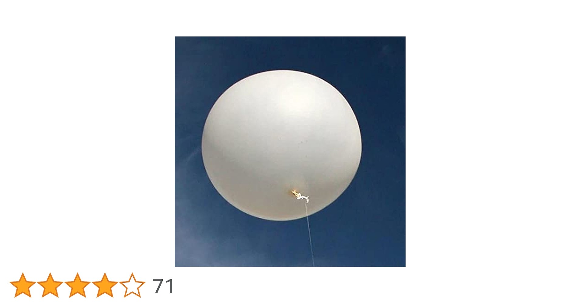 Nballoon 28 ft / 336 inch 1000g Giant Professional Weather
