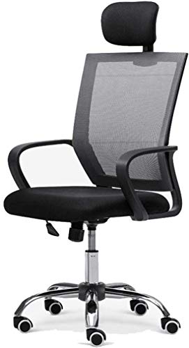 Office Chair Ergonomic Office Chair Desk Chair Mesh Computer Chair with Lumbar Support Arms Modern Cute Swivel Rolling Task Mid Back Executive Chair for Women Men Adults Girls Black