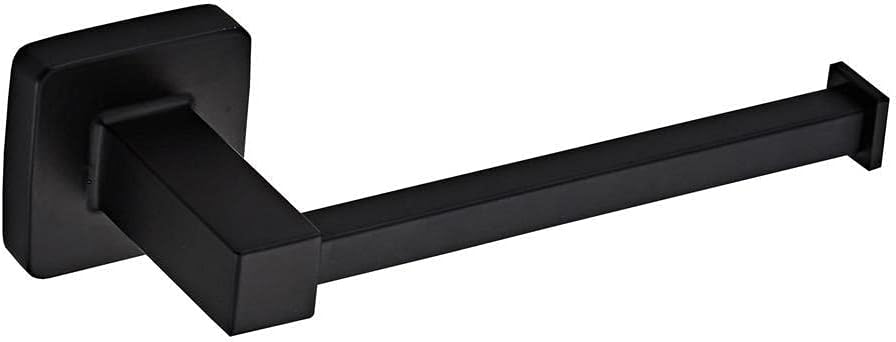 304 Stainless Steel Towel Ring Wall Mounted Black Finish Toilet Roll Holder - ( Color: 2 )