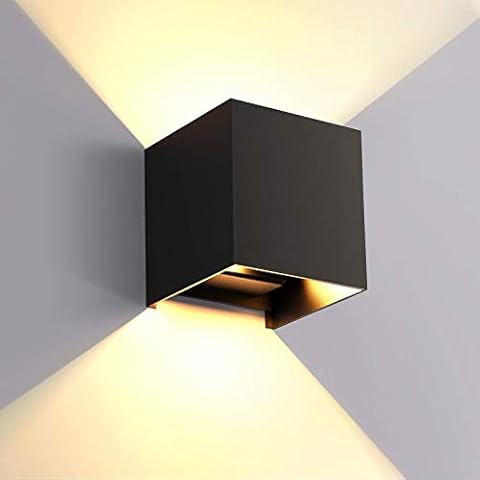 litwlds Aplique de Pared LED 6W Regulable Interior/Exterior Cover