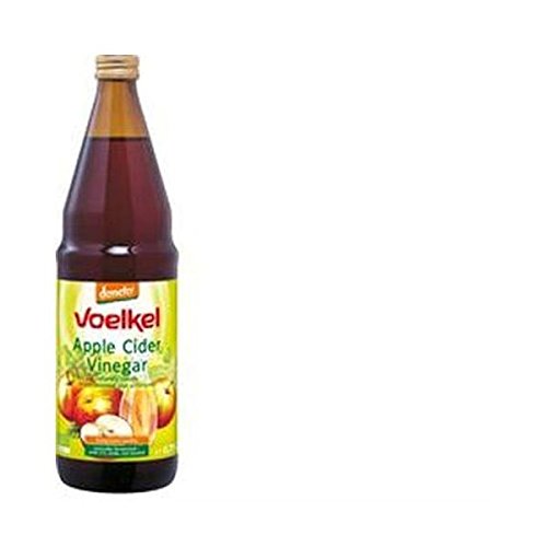 Voelkel Vinagre de sidra de manzana 750 ml x 6 (paquete de 6)