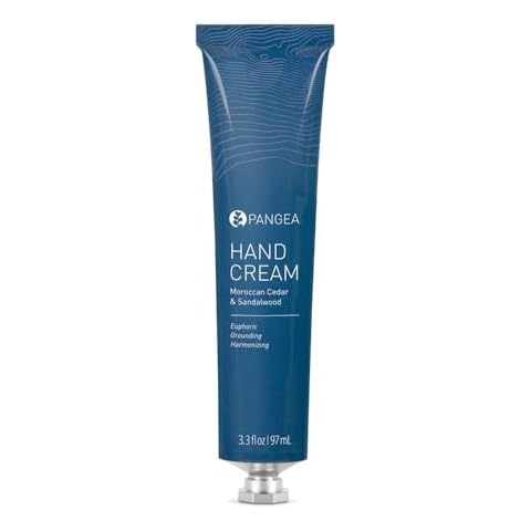 Pangea Organics - Natural Moroccan Cedar + Sandalwood Hand Cream | Vegan, Non-Toxic, Sustainable Clean Beauty (Aluminum Tube, 3.3 oz | 97 ml) Cover