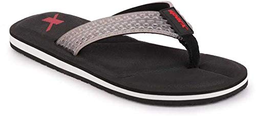 Image of SPARX men's new slippers collection for outdoor /Walking /jogging SFG-2113, Color-Black white,Size:UK-6