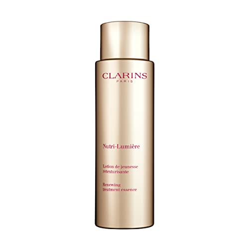 Clarins Nutri-Lumière Renewing Treatment Essence | Anti-Aging | Exfoliates, Energizes, Smoothes, Hydrates And Visibly Lifts Mature Skin | Preps Skin For Treatments To Follow | 10 Organic Ingredients #TOP12
