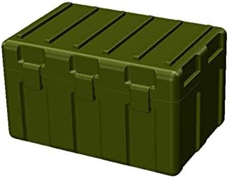 Military Transit Crate TB415 Tank Green - Compatible With Building Brick Figures