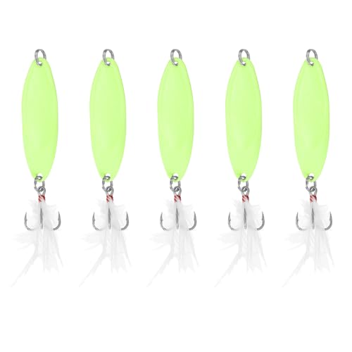 Cuillères de pêche lumineuses pour attirer les poissons carnassiers en profondeur