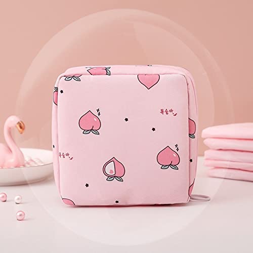 House of Quirk Polyester Sanitary Napkin Storage Bag, Menstrual Pad Bag With Zipper, Napkin Purse, First Period Kit For Teens Girls, Storing Pads Travel Accessories For Women... - Image 3