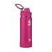 Takeya Actives Insulated Stainless Water Bottle with Insulated Spout Lid, 18oz, Fuchsia