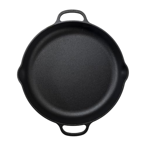 Cast-Iron-Skillet-14-Inch-Pre-Seasoned-Large-Cast-Iron-Frying-Pan-Multi-Stove-Compatible-Heavy-Duty-Cookware-for-Stovetop-Oven-Induction-and-Grill Cast Iron Skillet 14 Inch, Pre-Seasoned Large Cast Iron Frying Pan, Multi-Stove Compatible Heavy Duty Cookware for Stovetop, Oven, Induction, and Grill - Image 1