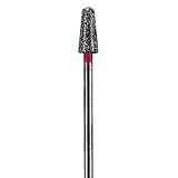 Ø 5 mm Diamantfräser Diamantbohrer Fräseraufsatz Diamant Nail 852-50 Rot