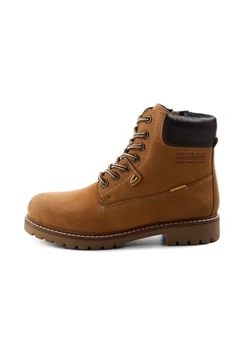 Bottines camel active femme 42 marron doré : confort pieds larges 57TRS01