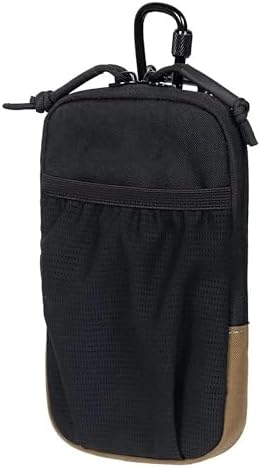 East Leaf スマホポーチ ベルトポーチ カラビナ アウトドア 登山 iphone android 対応 リュック ベルト 取付 メンズ 黒