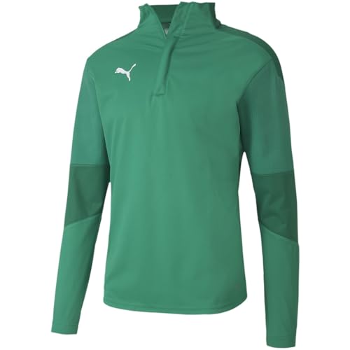 Camiseta de manga larga PUMA con cremallera y cuello alto para hombre 21 Rain ideal para deporte