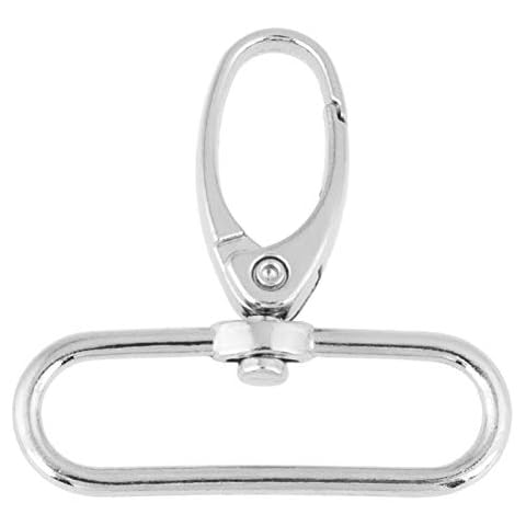 XINMYD Bag Clasps,20Pcs Zinc Alloy Bag Clasps Swivel Trigger Clips Keychain Key Ring Hooks(38mm) Cover