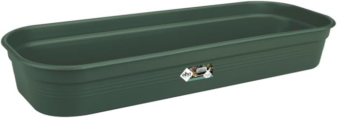 Elho Green Basics Grow Tray 51 - Accessory for Indoor, Outdoor, Grow Your Own & Accessories - Ø 51.5 x H 7.5 cm - Green/Leaf Green