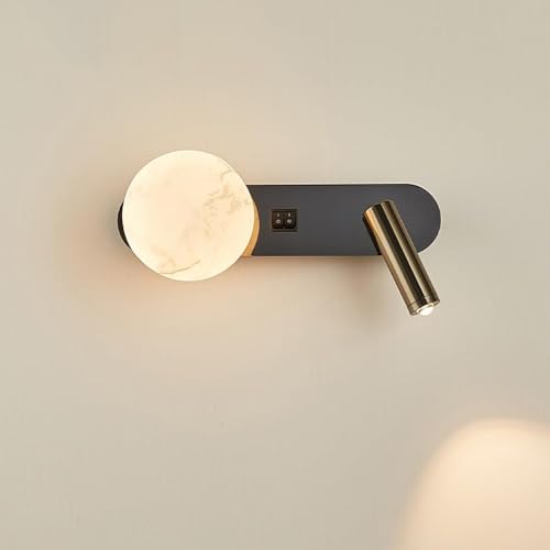 LED Wall Mounted Reading Light, Book Light Compatible with Reading in Bed with On-Off Switch, Lighting Chandelier