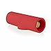 Leviton 16A25-UR 16 Series Taper Nose Cam-Type Adapter, Multi-Way Connector, Double Male, 400 Amp Max, Red