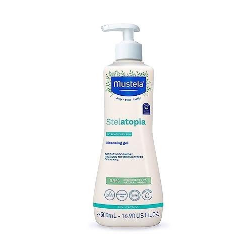 Mustela Stelatopia Gel Lavante 500 ml - Sabonete Líquido Sem Fragrância para Peles Secas e Extremamente Ressecadas - Lava Sem Ressecar a Pele - Seguro para Bebês, Crianças e Adultos - Stelatopia Mustela Stelatopia Gel Lavante 500 ml - Sabonete Líquido Sem Fragrância para Peles Secas e Extremamente Ressecadas - Lava Sem Ressecar a Pele - Seguro para Bebês, Crianças e Adultos - Stelatopia