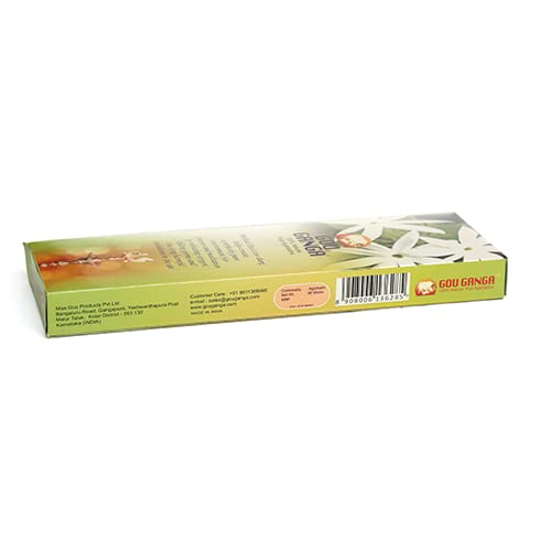 KGU Gau Ganga Pooja Agarbatti (Incense Sticks) -90 Sticks (Jasmine, Pack of 4)