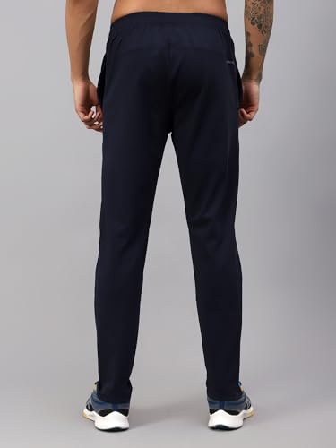 Image of Vector X 4 Way Lycra Mens Track Pant|Boys Polyester Jogger| Gym Workout Slim fit Pants| for Yoga, Running, Sports & Multipurpose Lower for man with 1 Zipper Pocket