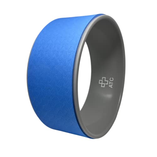 ATC Handels GmbH Ayuda de yoga para asanas, pilates y ejercicios de yoga, rodillo de espalda, backbend, pilates, azul Cover