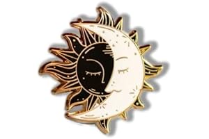 Celestial Moon Pin: Embrace the Allure of Ancient Symbols on Your Accessories